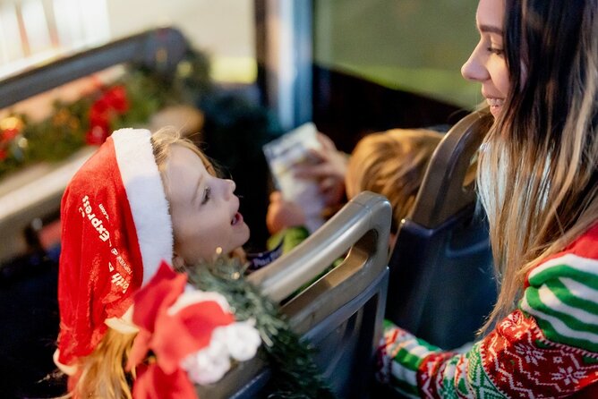 North Pole Express Bus Tour NYC Christmas Lights Experience - Guaranteed upper-deck views: what the double-decker setup changes