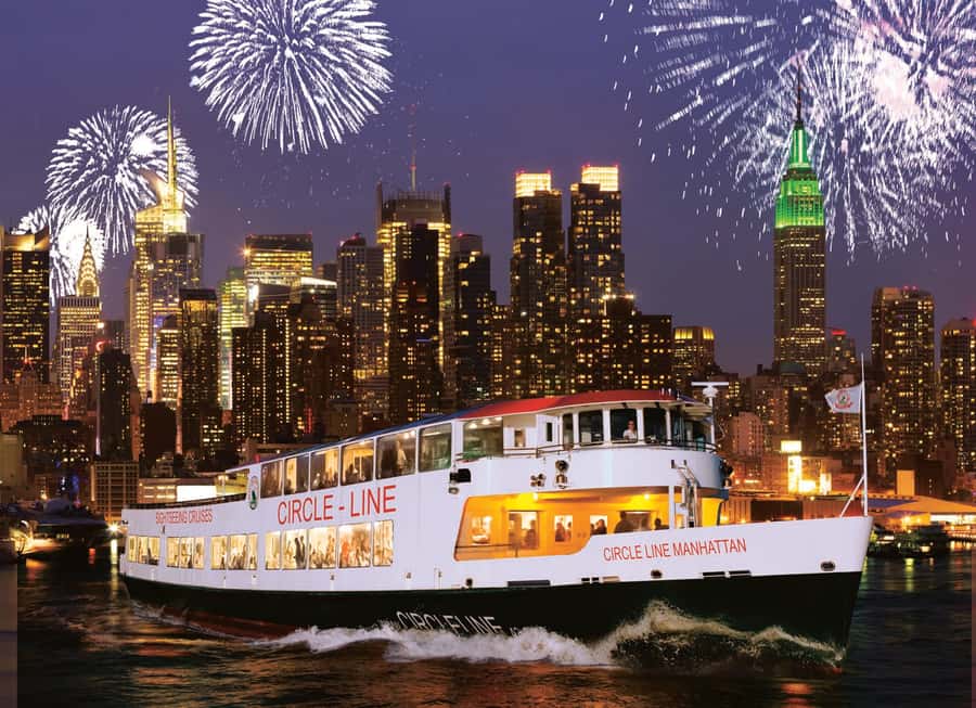 NYC: 4th of July Fireworks Party Cruise with Buffet & Drinks - Food, Beer, Wine, and the Firecracker Cocktail