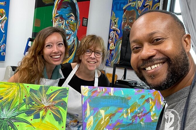 NYC: Abstract Painting with Palette Knives – Small Group - A 90-Minute Abstract Class With Palette Knives (and Real Guidance)