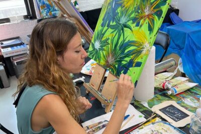 NYC: Abstract Painting with Palette Knives – Small Group - Meeting Ligel and Starting With Abstract, Not Intimidation