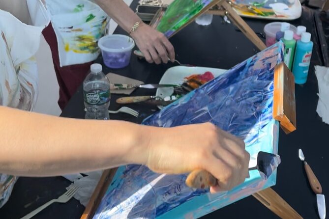 NYC: Abstract Painting with Palette Knives – Small Group - Cleaning Up and Reflecting: Turning Practice Into a Finished Moment