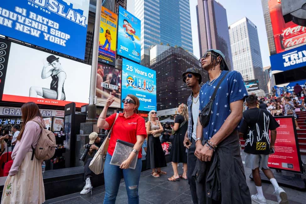 NYC: Broadway Secrets & Behind-the-Scenes Studio Tour - Starting on Father Duffy Square: your first Broadway cue