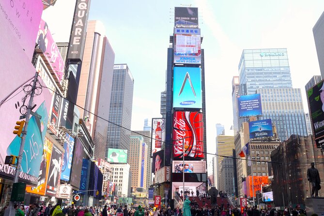 NYC Broadway Tour: Backstage Stories & Theater Secrets - Duffy Square and the TKTS Ticket Lottery Reality Check
