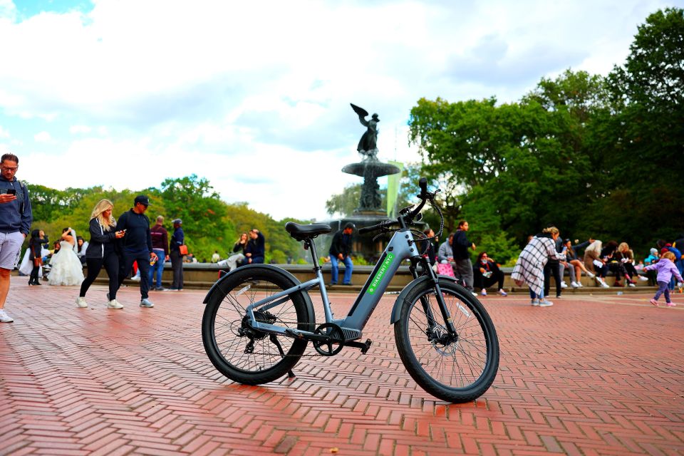 NYC: Central Park E-Bike Rental - Central Park plan: Bethesda Terrace, Bow Bridge, and the Great Lawn