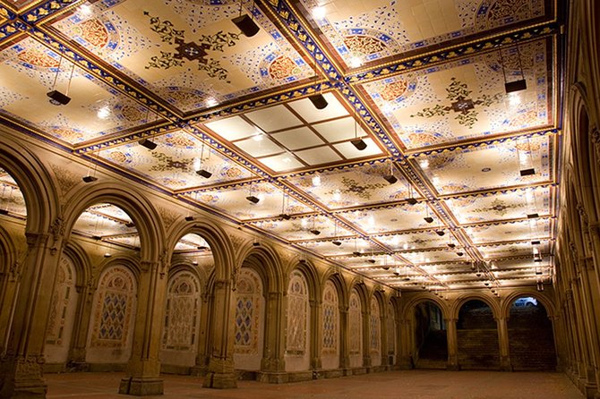 NYC Central Park Night Time Photography Tour - Bethesda Terrace: where architecture turns into night drama
