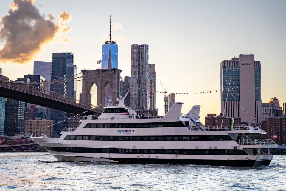 NYC: Christmas Eve Buffet Lunch or Dinner Harbor Cruise - The holiday meal setup: buffet lunch/dinner plus included drinks