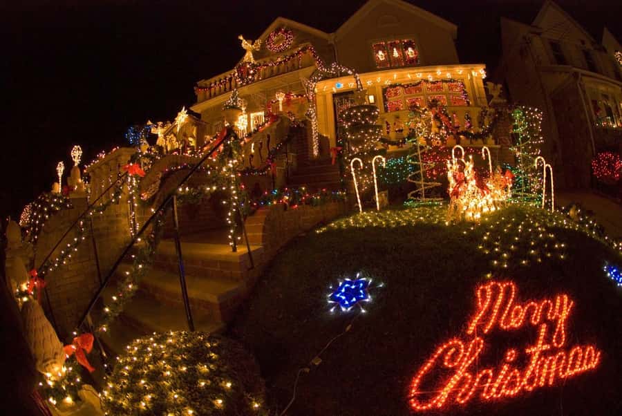NYC: Christmas Lights Dyker Heights, Bay Ridge and DUMBO - Bryant Park finale: tree, rink, and the easiest festive wrap-up