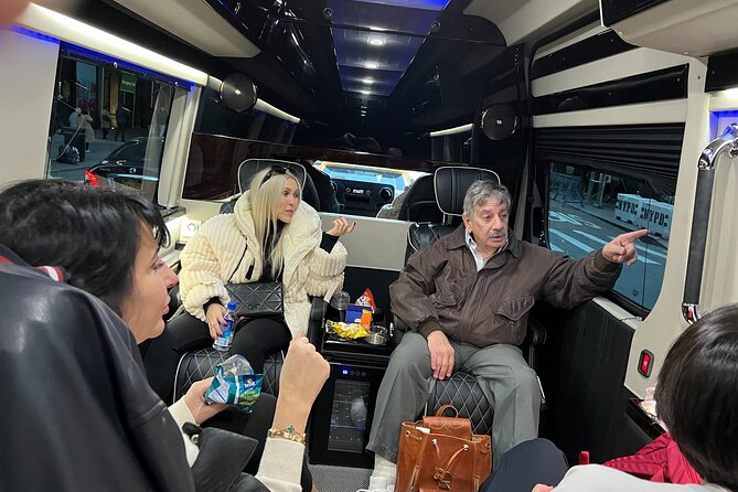NYC Christmas Lights Tour by Limousine, SUV Or VAN. Dyker Heights - Where you pass by: Midtown lights without the stress of waiting