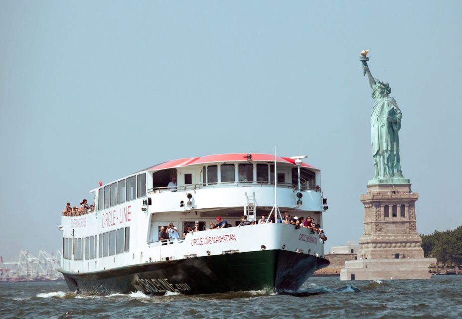 NYC: Circle Line 1.5-Hr Landmarks Skip-The-Box-Office Cruise - The route: lower Manhattan into Liberty and Ellis Island