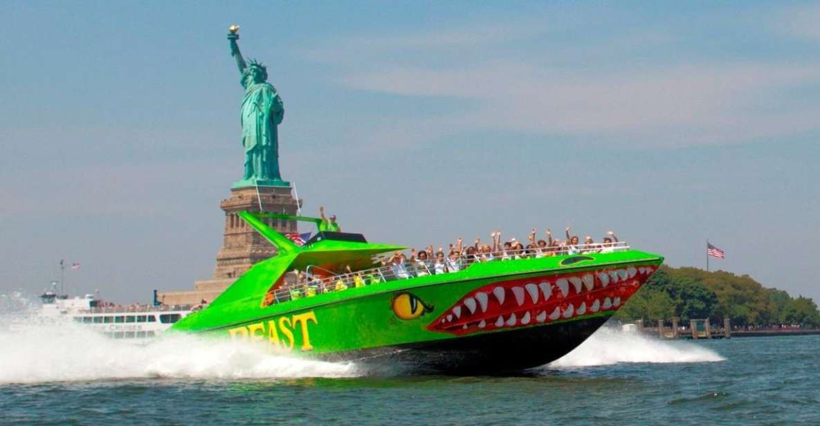 NYC: Circle Line "The Beast" Midtown/Downtown Speedboat Ride - The Beast Speedboat: 45 mph thrills in just 30 minutes