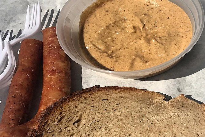 NYC East Village Polish Food Tour - The food part: pierogis, kielbasa, egg cream, and ruggelach samples