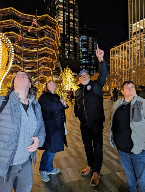 NYC: Holiday Lights Guided Bus Tour - Starting at 770 7th Ave: Winter Garden Theater is the easy anchor