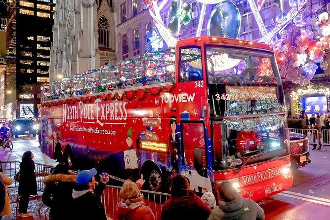 NYC Holiday Lights Sightseeing Bus Tour - What You Really Get on the North Pole Express Holiday Ride