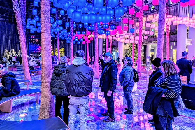 NYC Holiday Lights Tour - South Street Seaport: Brooklyn Bridge Views at Night