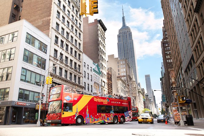 NYC Hop-on Hop-off Downtown Tour plus One Attraction - One attraction included: choose wisely