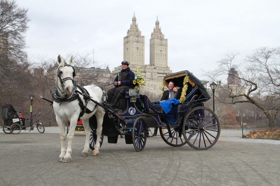 NYC Horse Carriage Ride in Central Park (65 min) - Cherry Hill Fountain: scenic photos plus the horse-feeding moment