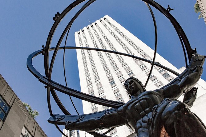 NYC in a Day Tour: Lady Liberty, Times Square, Freedom Tower - Trinity Church, the 9/11 Memorial pools, and Wall Street weight