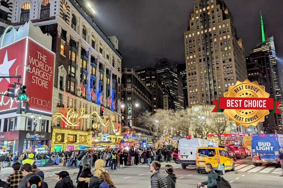 NYC: Jingle Bell Joyride Holiday Tour - Skip-the-line and separate entrance: why it matters on a short schedule