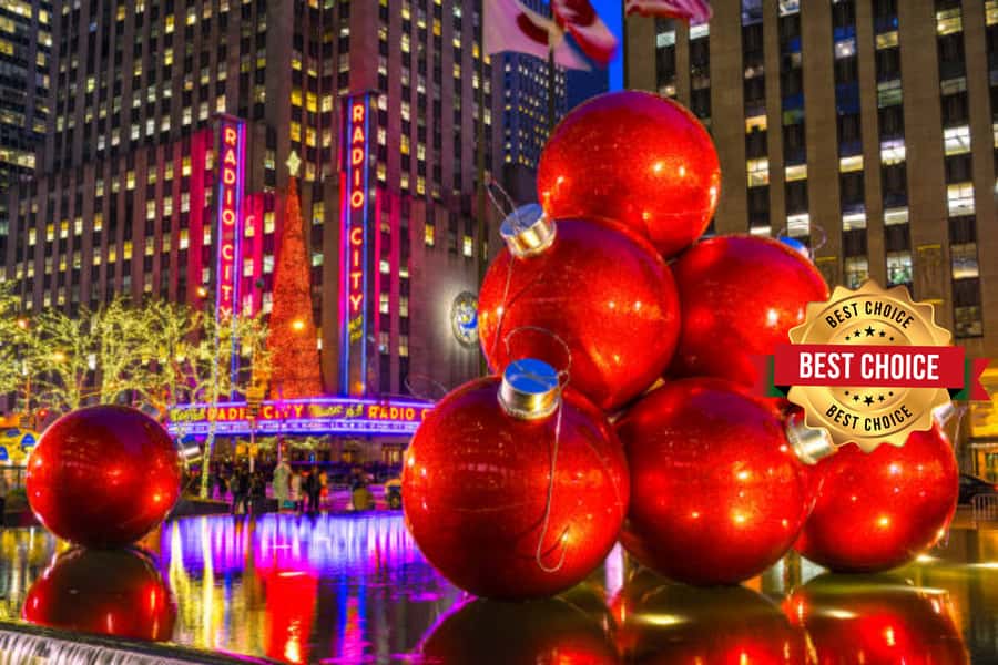 NYC: Jingle Bell Joyride Holiday Tour - A 45-minute holiday loop built for maximum lights, minimal hassle
