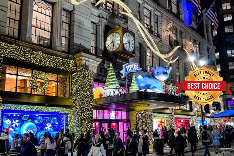 NYC: Jingle Bell Joyride Holiday Tour - Midtown Manhattan photo moments: lights, streets, and holiday stories