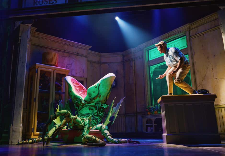NYC: Little Shop of Horrors Off-Broadway Ticket - The Story Hook: A Timid Assistant Meets a Remarkable Plant