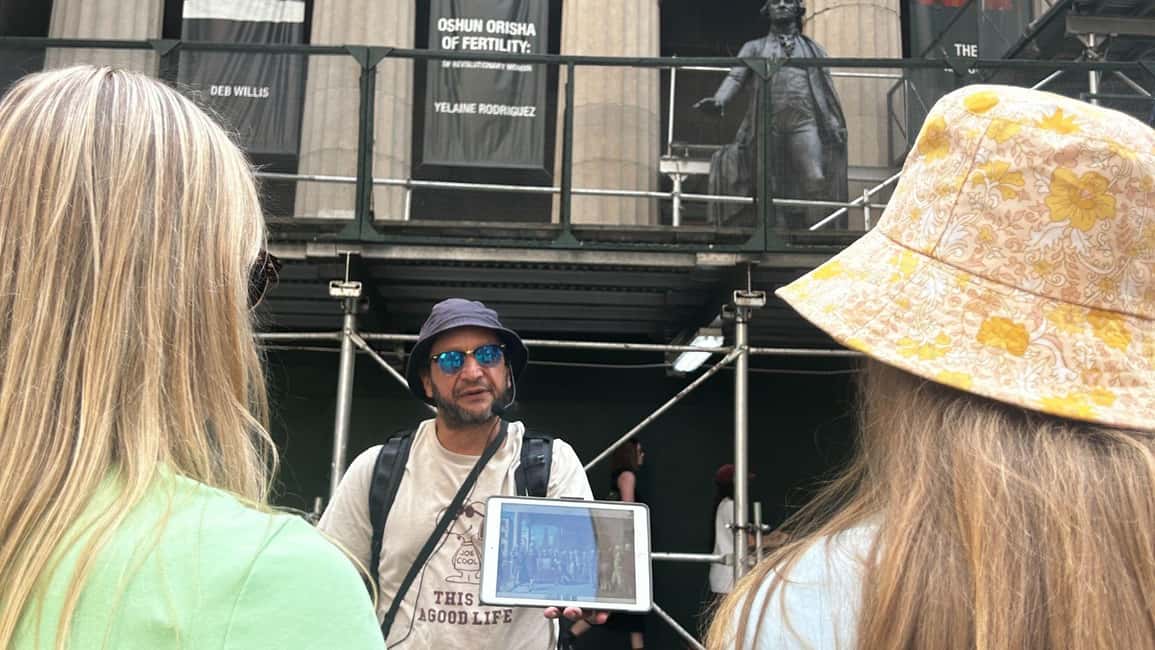 NYC Lower Manhattan Walking Tour & Freedom Tower Observatory - World Trade Center Site and the 9/11 Memorial Pools: Respectful, Guided Focus