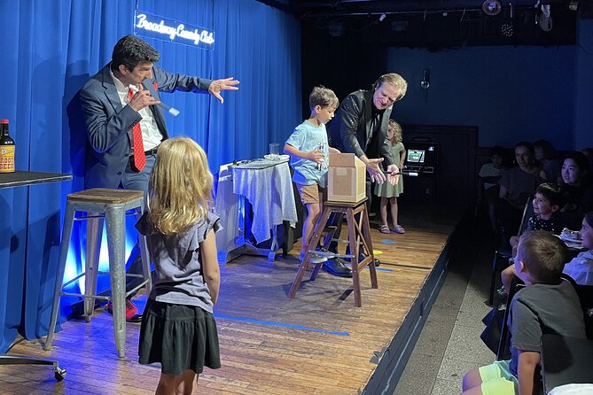 NYC: Magic Show for All Ages - Broadway Magic Hour (Times Square) - Inside The Broadway Comedy Club: small venue energy and seating reality