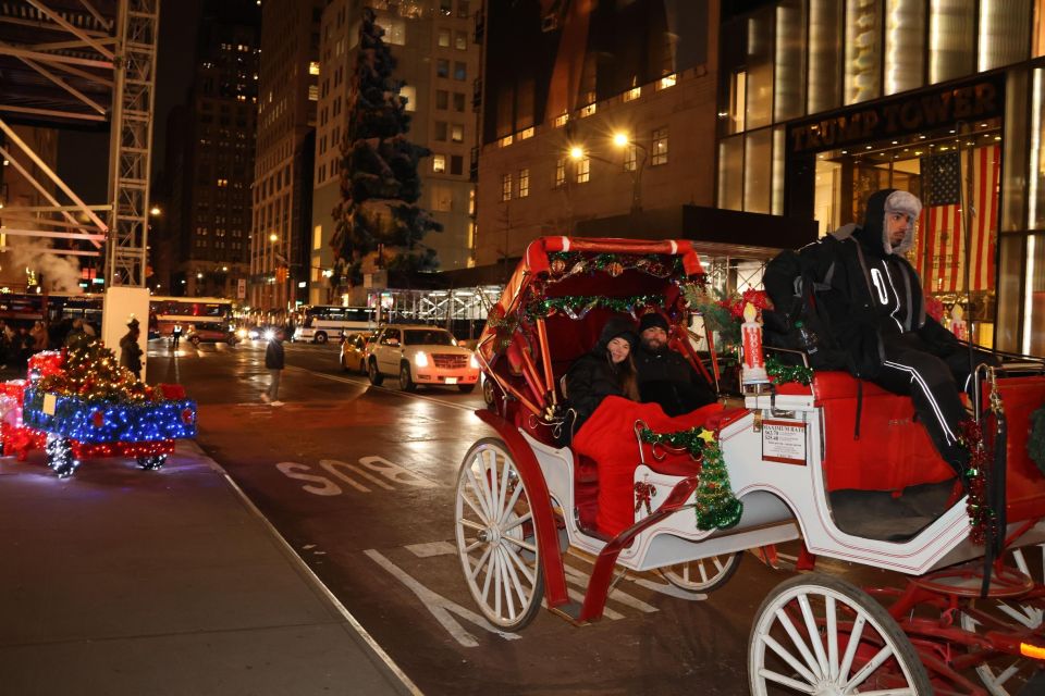 NYC: Magical Christmas Lights Carriage Ride - Saks Fifth Avenue Light Show: Where the Season Gets Extra Showy