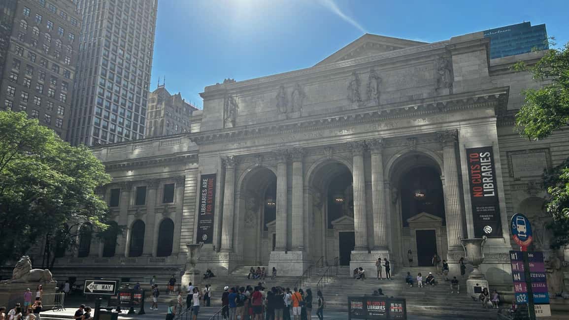NYC Midtown Manhattan Times Square & Skyscraper Walking Tour - The New York Public Library Stairs: why they matter