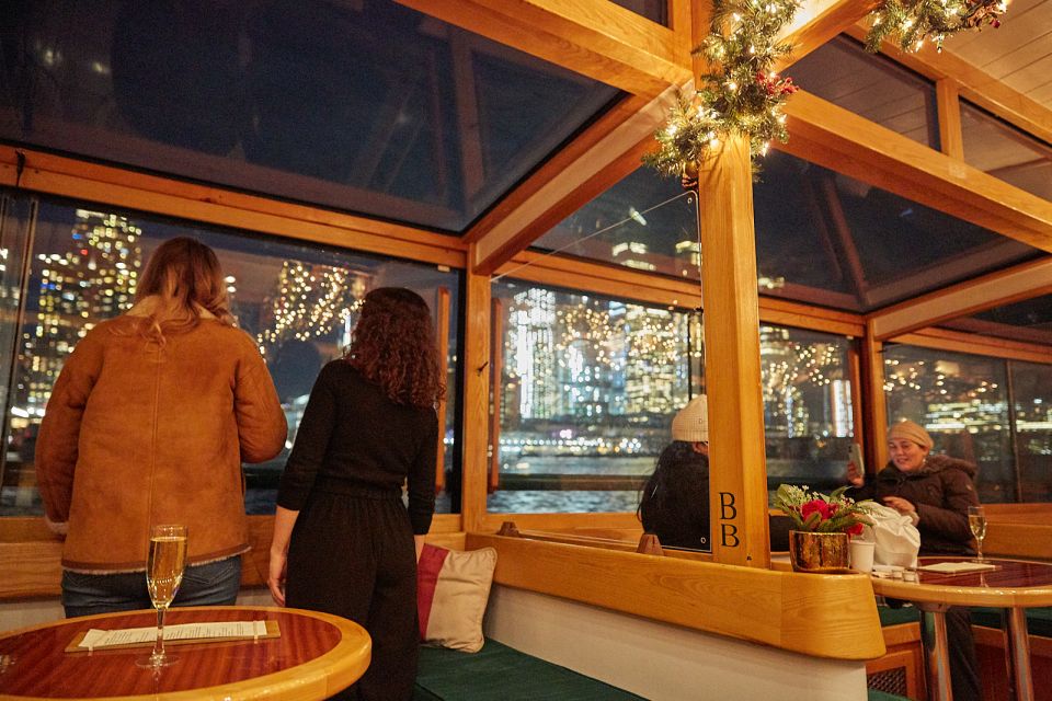 NYC: Night Holiday Lights and Cocoa Cruise - Why a 1920s-style yacht changes the feel of NYC at night