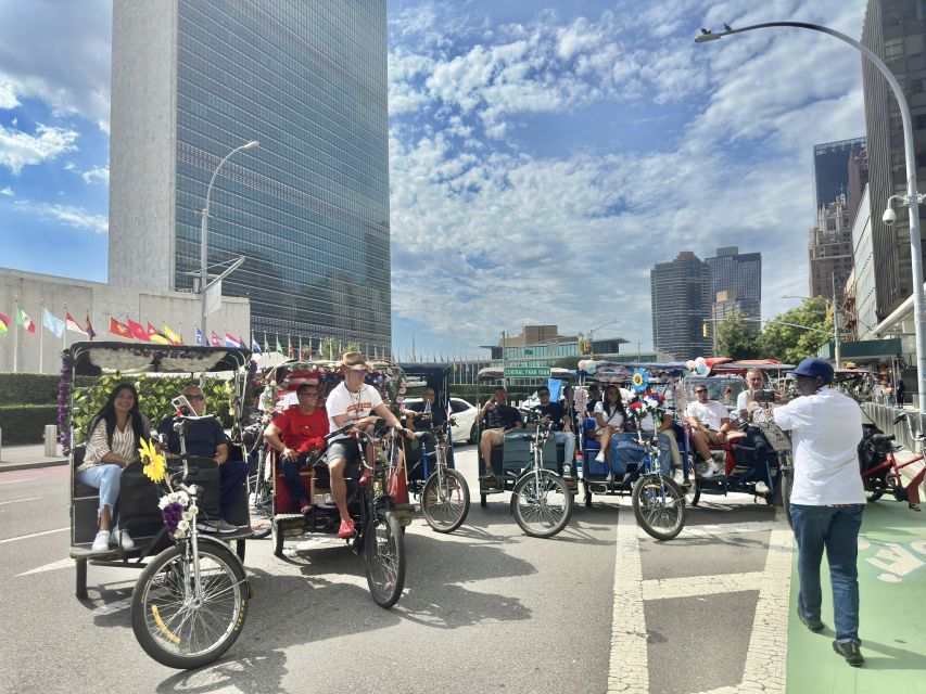 NYC Pedicab Tours: Central Park, Times Square, 5th Avenue - Chrysler Building, Grand Central, and why architecture matters here