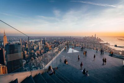 NYC: Pick 1 Attraction + Edge New York + Top of the Rock - Edge NYC: what the open-air 100th-floor glass platform feels like