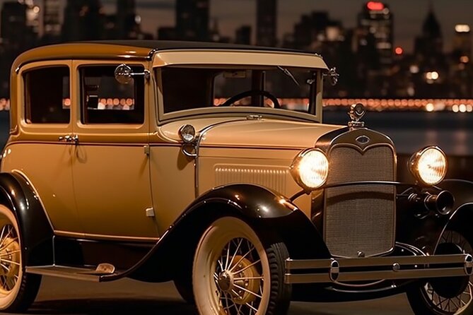 NYC Private Classic Car Experience - Midtown - Columbus Circle: learning the story at the busiest crossroads