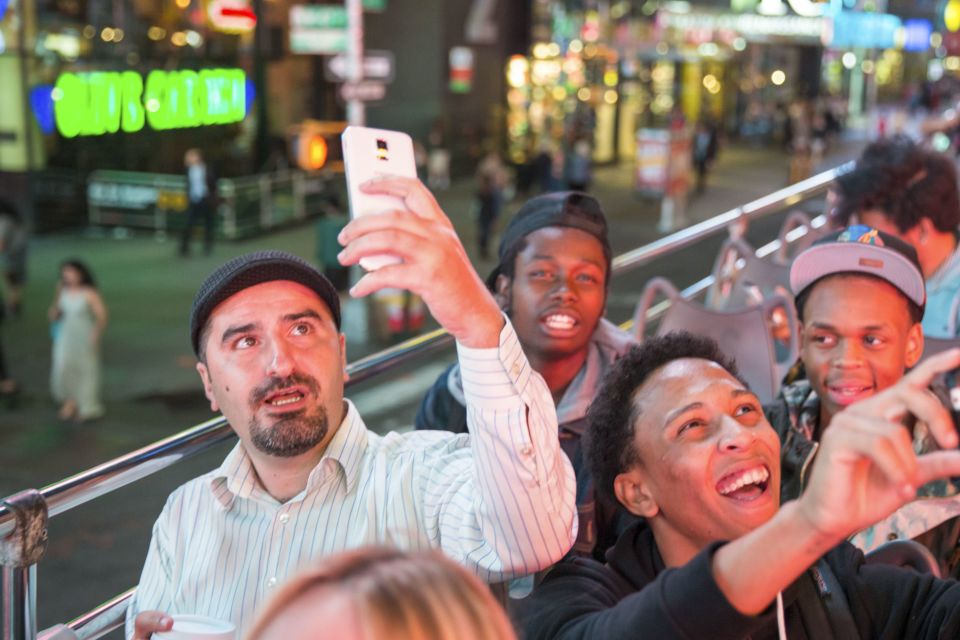 NYC: Sightseeing Night Tour by Open-Top Bus with Live Guide - Why this 2-hour open-top night ride feels like NYC’s secret shortcut