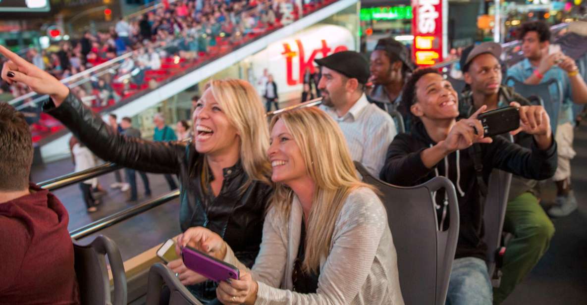 NYC: Sightseeing Night Tour by Open-Top Bus with Live Guide - The live guide factor: how the ride stays fun instead of generic