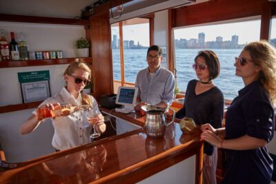 NYC: Sunset Cruise on a Small Yacht with a Drink - Boarding at Chelsea Piers (Pier 62) and what you’ll notice right away