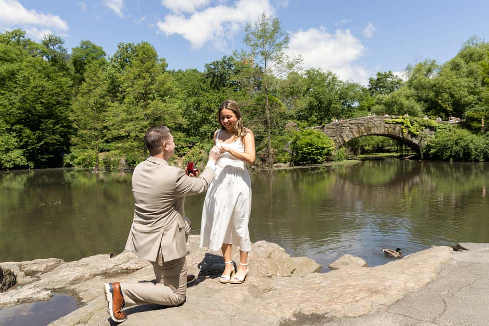 NYC: Surprise Proposal Photoshoot - Capture the Yes Forever - Planning your proposal spot: Central Park, Brooklyn Bridge Park, or the West Village