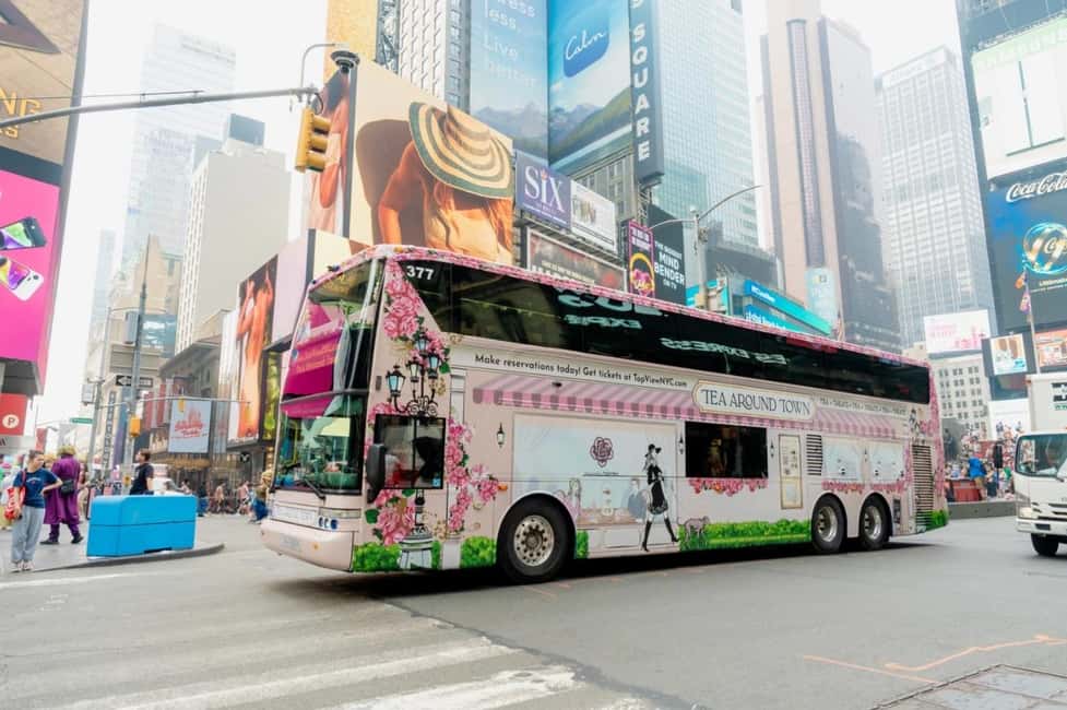 NYC: Tea Around Town Bus Tour with Live Entertainment - The Tea Service: Fine Teas, Scones, and Sweet Treats