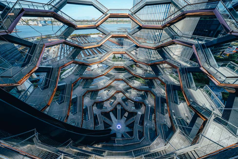 NYC: Vessel at Hudson Yards Admission Ticket - Your stair circuit: nearly 2,500 steps, 80 landings, and 154 flights
