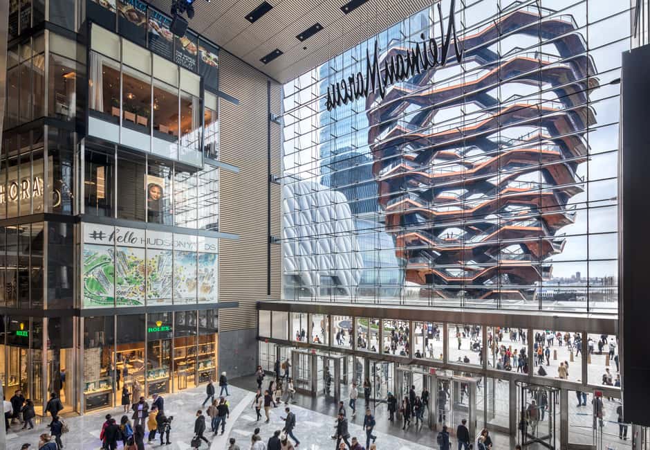 NYC: Vessel at Hudson Yards Admission Ticket - The ultimate photo moment: reflective copper stairs like a jungle gym