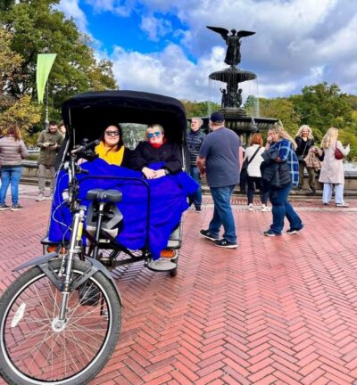 Official Pedicab Movies & TV Shows Tours in Central Park - Private pedicab pickup near 59th and 6th Ave