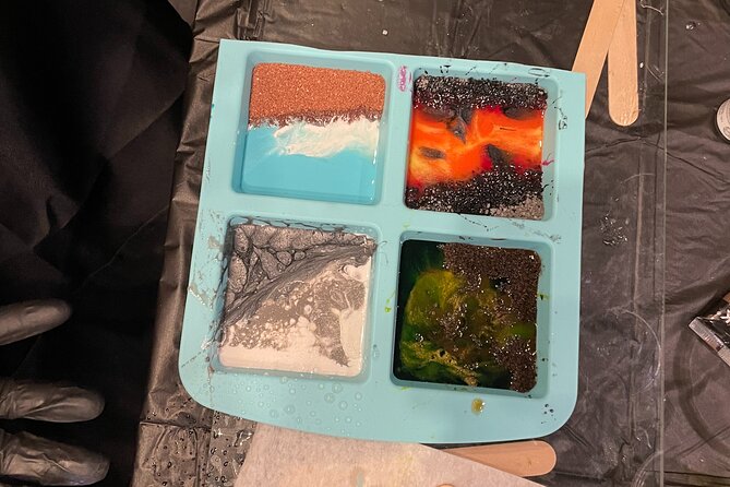 Resin Artwork in a Nolita Artist's Studio - Pick your project: coasters, jewelry dishes, or wall art