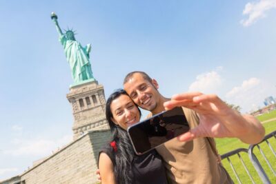 Statue of Liberty Ellis Island with Pre-Ferry Tour - TSA security and boarding: what the ferry experience really looks like