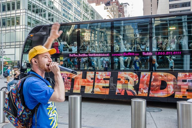 The RIDE Experience Theatrical Bus Tour - The route you will actually see: Midtown highlights from the bus windows