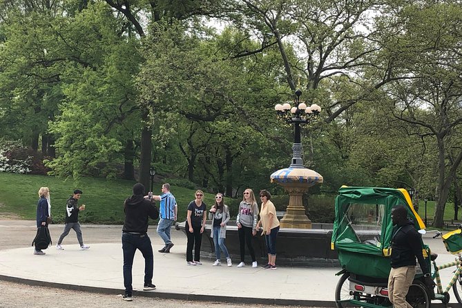 VIP Central Park Pedicab Tour - Bethesda Fountain, the terrace, and a walking-mall moment